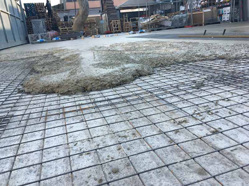 Armatura per ripristino pavimento in calcestruzzo