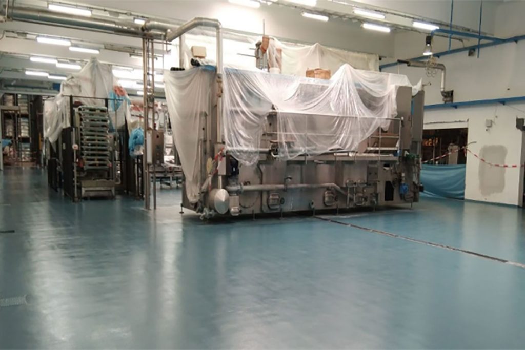Intervento pavimento industria alimentare Floor Consulting